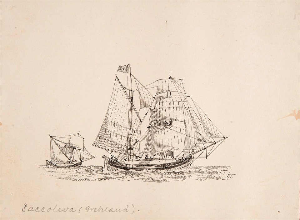 Teckning - Sjöhistoriska museet - SB 1453