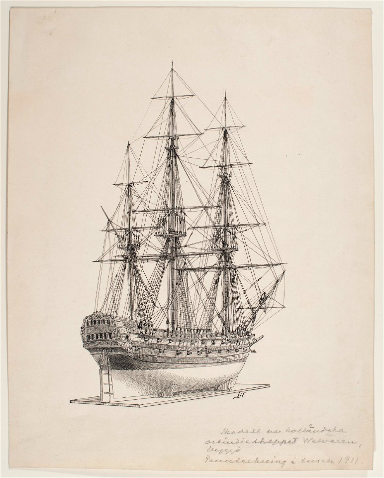 Teckning - Sjöhistoriska museet - OB 440