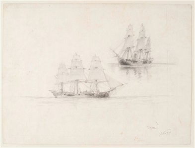 Teckning - Sjöhistoriska museet - OB 181