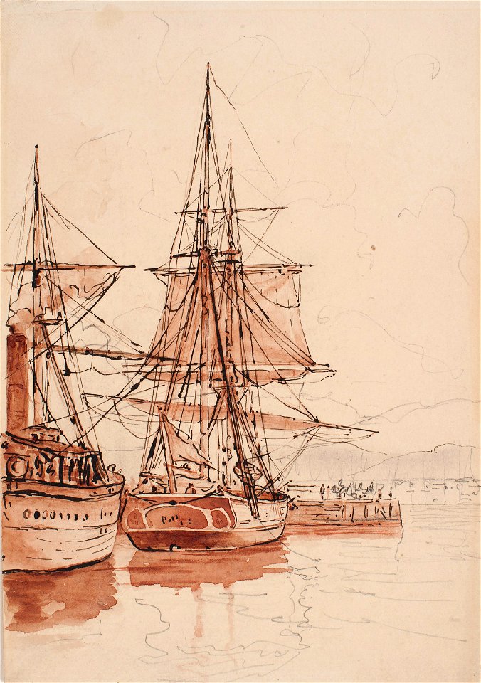 Teckning - Sjöhistoriska museet - SB 139 1
