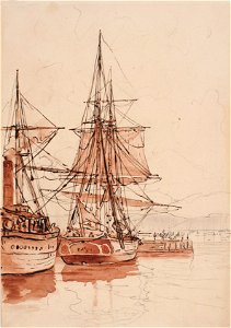 Teckning - Sjöhistoriska museet - SB 139 1