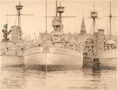 Teckning - Sjöhistoriska museet - OB 628
