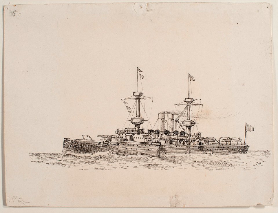Teckning - Sjöhistoriska museet - OB 213