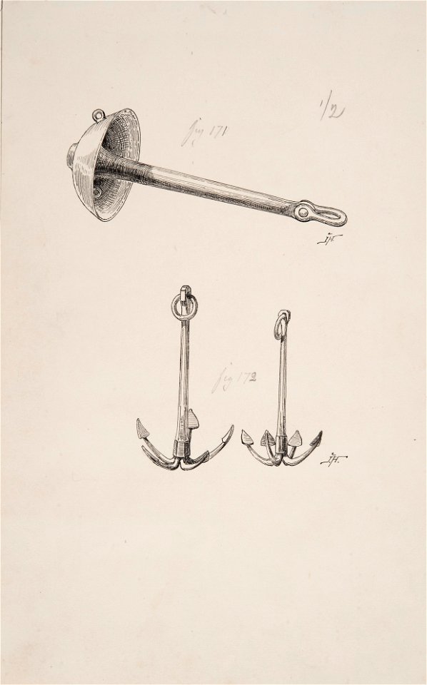 Teckning - Sjöhistoriska museet - OB 480