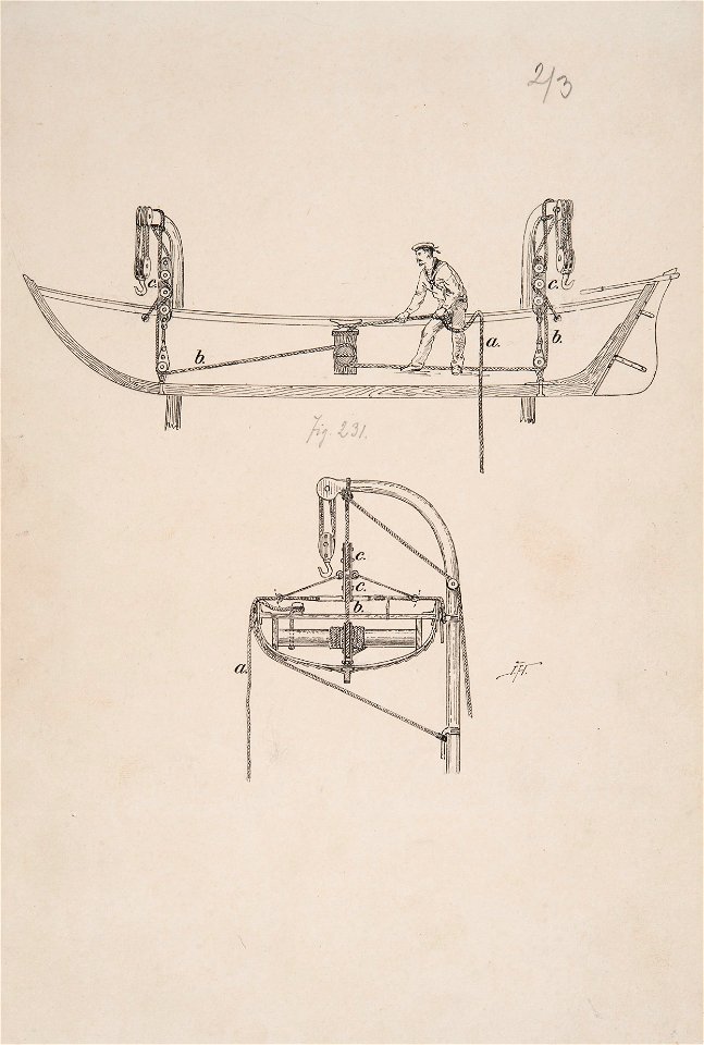 Teckning - Sjöhistoriska museet - OB 495