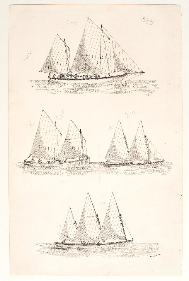 Teckning - Sjöhistoriska museet - OB 265