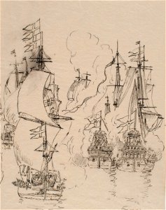 Teckning - Sjöhistoriska museet - OB 734-741 1
