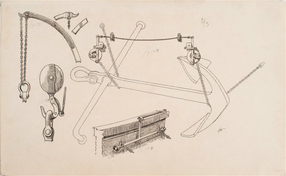 Teckning - Sjöhistoriska museet - OB 470