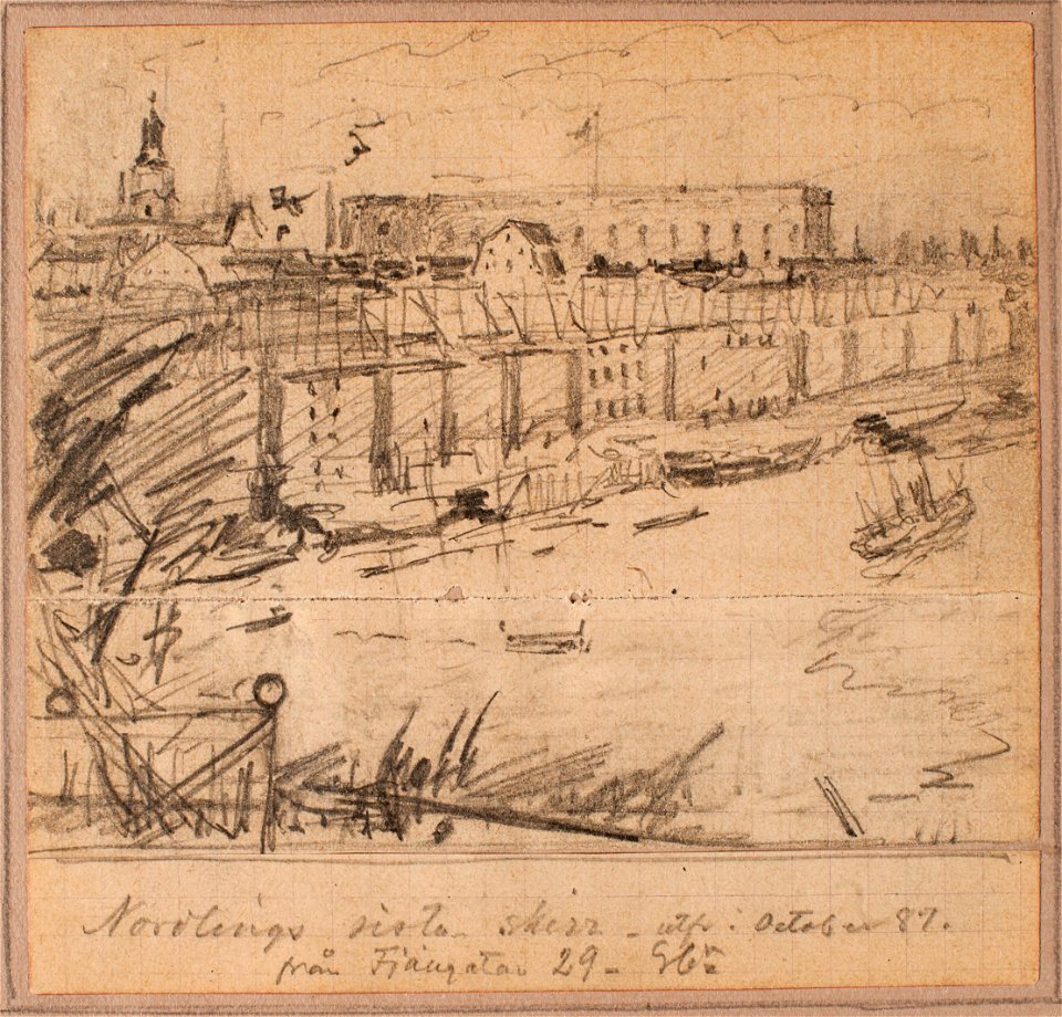 Teckning - Sjöhistoriska museet - SB 215