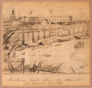 Teckning - Sjöhistoriska museet - SB 215