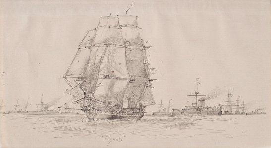 Teckning - Sjöhistoriska museet - OB 792