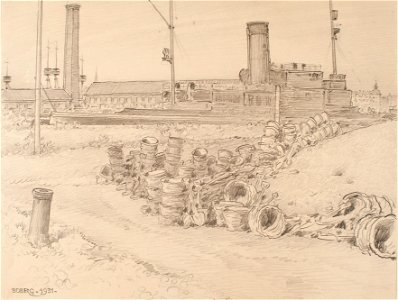 Teckning - Sjöhistoriska museet - OB 624