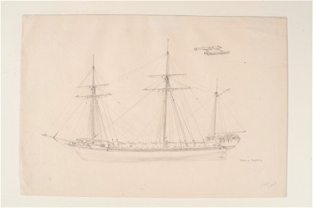 Teckning - Sjöhistoriska museet - OB 436