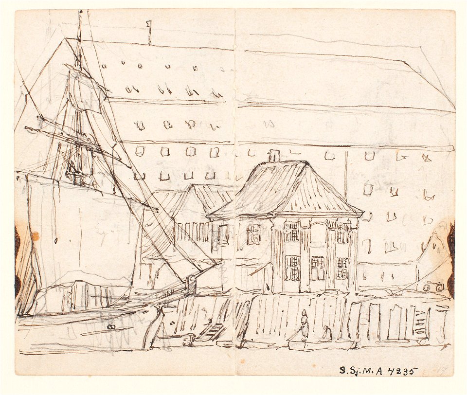 Teckning - Sjöhistoriska museet - SB 17 1