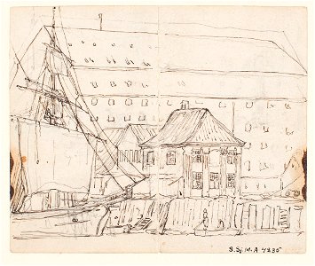 Teckning - Sjöhistoriska museet - SB 17 1