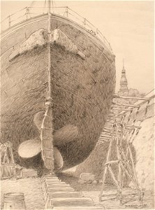 Teckning - Sjöhistoriska museet - OB 623