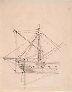 Teckning - Sjöhistoriska museet - OB 761