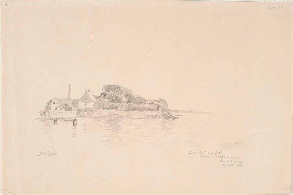 Teckning - Sjöhistoriska museet - OB 353