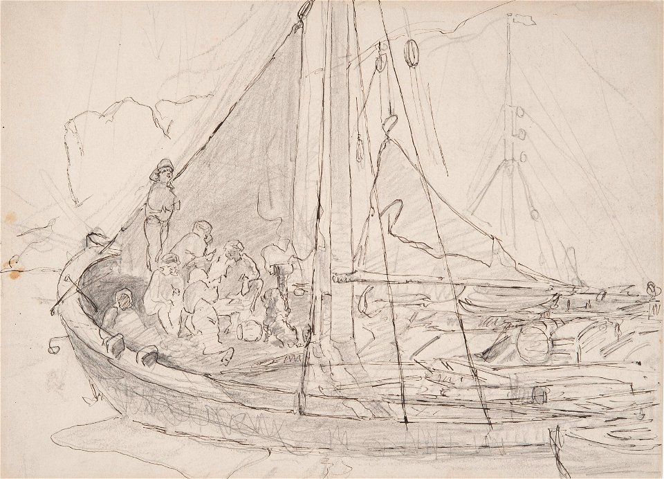 Teckning - Sjöhistoriska museet - SB 150 1