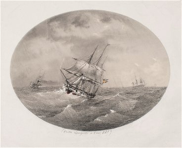 Teckning - Sjöhistoriska museet - OB 444