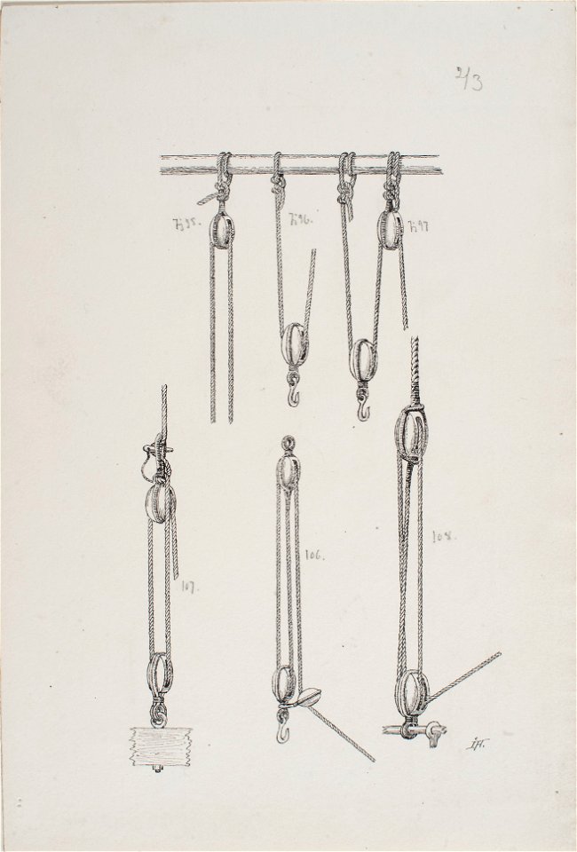 Teckning - Sjöhistoriska museet - OB 465