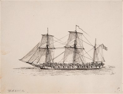 Teckning - Sjöhistoriska museet - OB 768