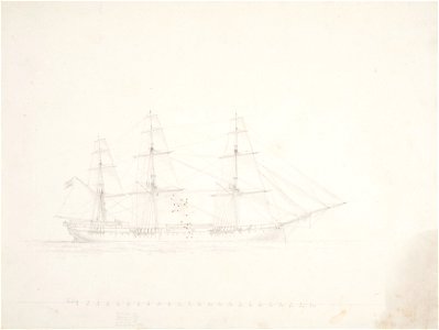 Teckning - Sjöhistoriska museet - OB 762