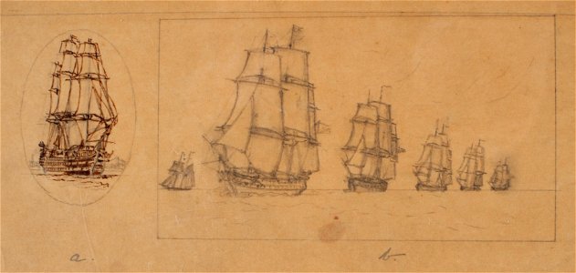 Teckning - Sjöhistoriska museet - OB 786a