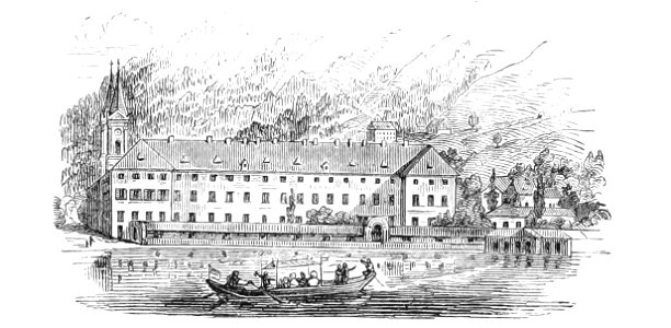 Tegernsee Kloster Illustration Stumpf 1852