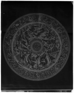 Teckning av sköld - Livrustkammaren - 79865-negative