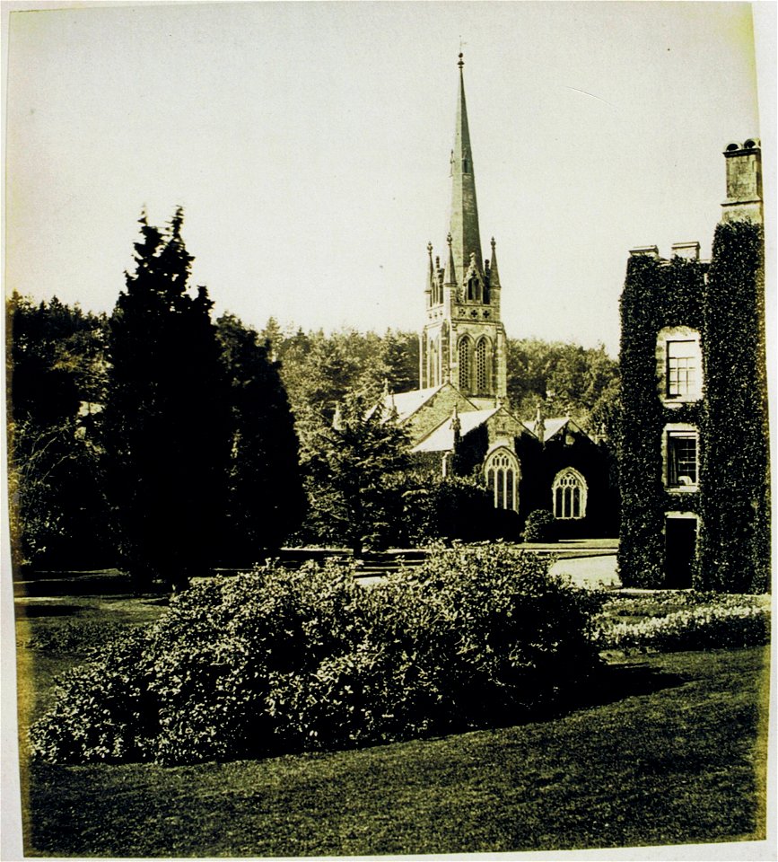Teffont Manor and church