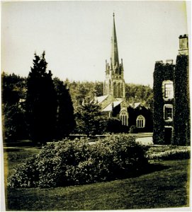 Teffont Manor and church