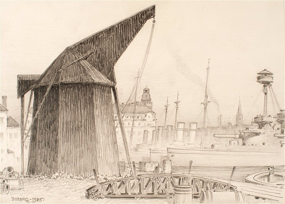 Teckning - Sjöhistoriska museet - OB 609