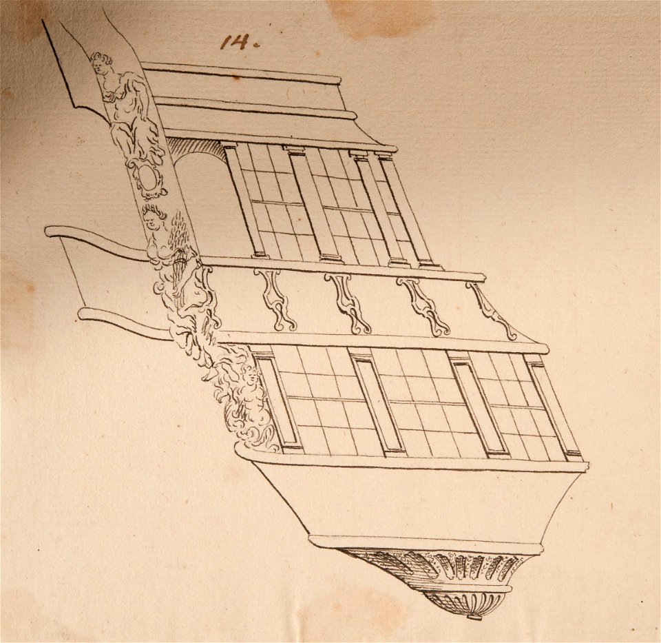 Teckning - Sjöhistoriska museet - SB 1379