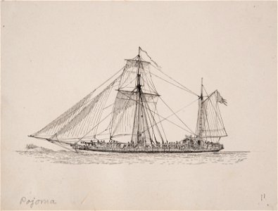 Teckning - Sjöhistoriska museet - OB 769