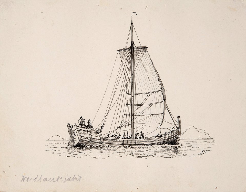 Teckning - Sjöhistoriska museet - SB 1454