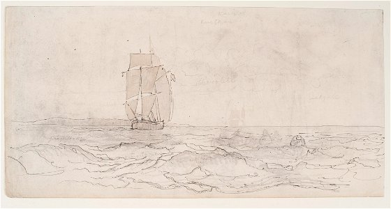 Teckning - Sjöhistoriska museet - SB 242 1