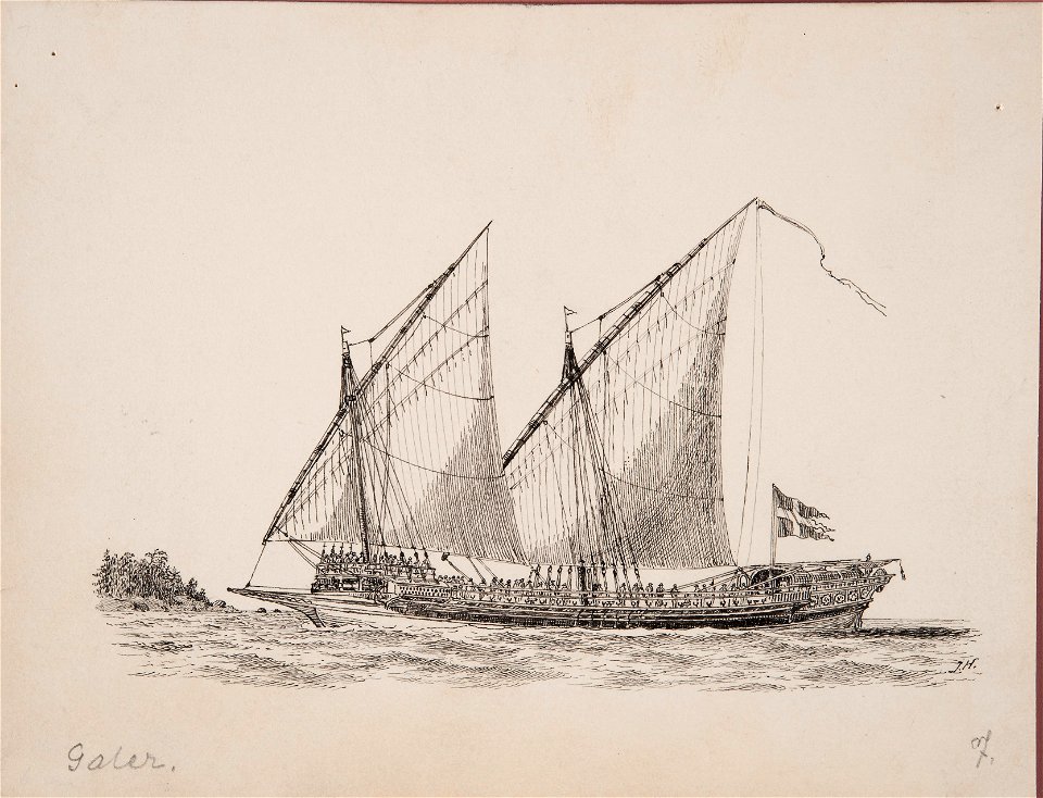Teckning - Sjöhistoriska museet - OB 765