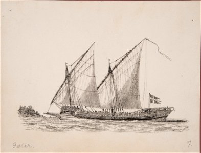 Teckning - Sjöhistoriska museet - OB 765