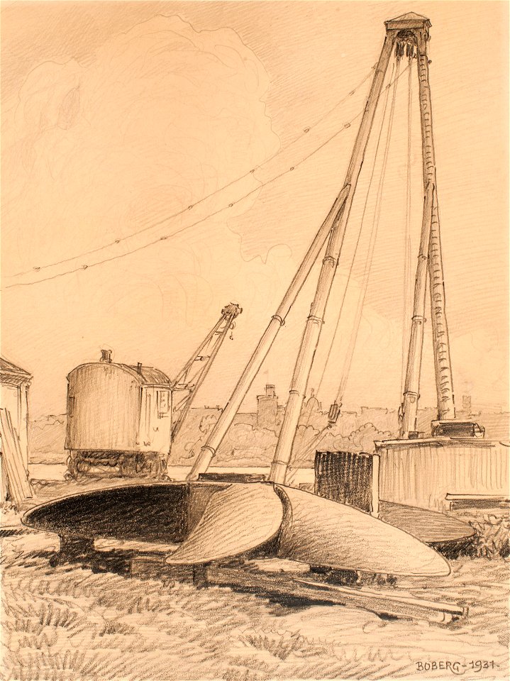 Teckning - Sjöhistoriska museet - OB 620