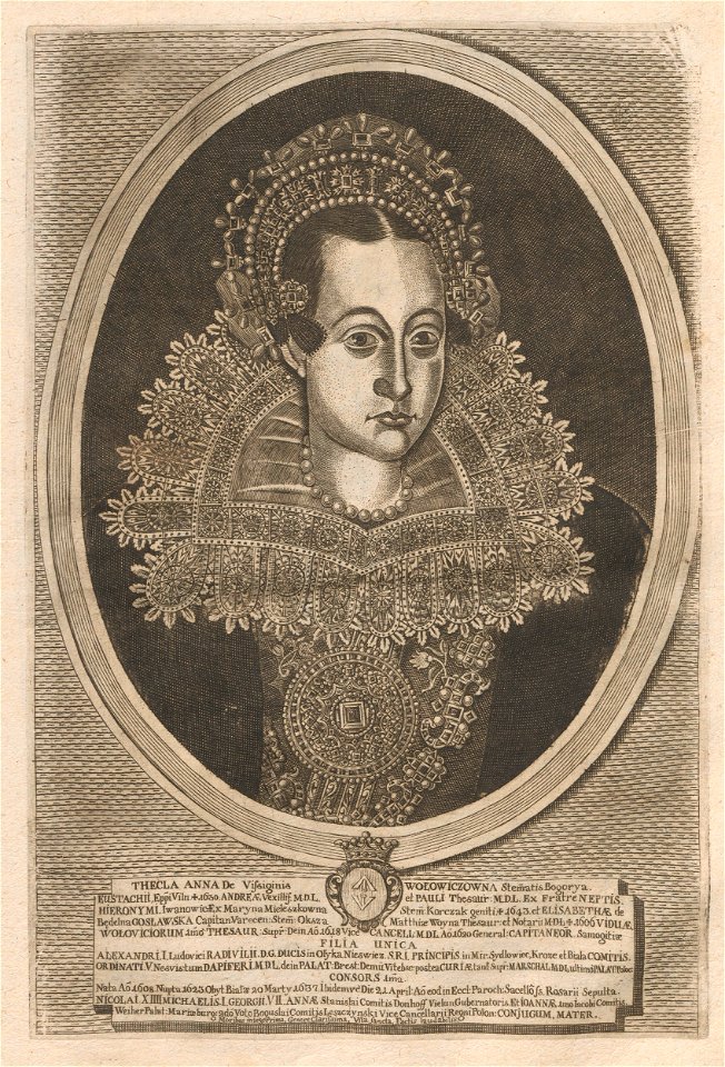 Tekla Hanna Radzivił (Vałovič). Тэкля Ганна Радзівіл (Валовіч) (H. Lajbovič, 1758) (2)