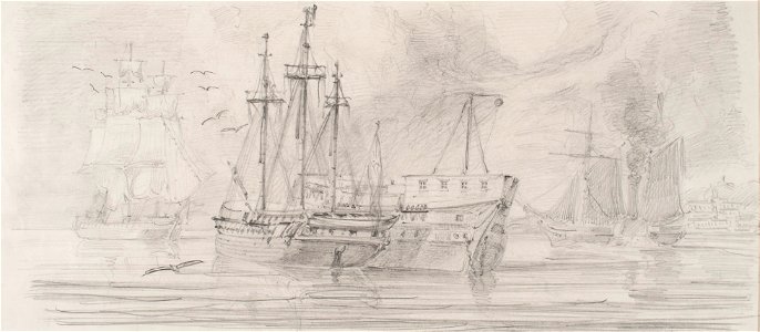 Teckning - Sjöhistoriska museet - OB 76