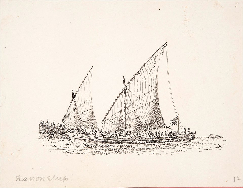 Teckning - Sjöhistoriska museet - OB 770