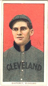Ted Easterly, Cleveland Naps, baseball card portrait LCCN2008676559