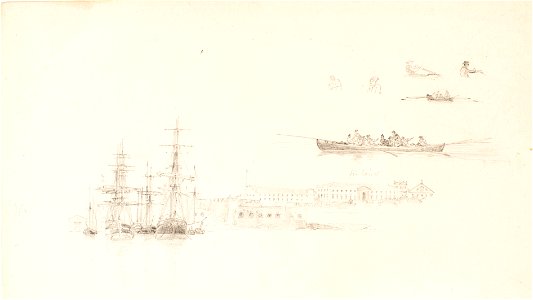 Teckning - Sjöhistoriska museet - OB 856