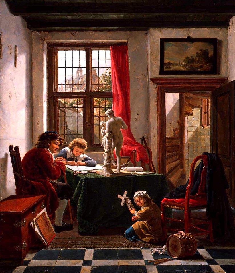 Tekenles Abraham van Strij
