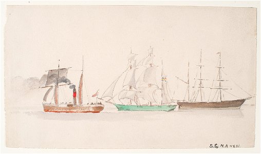 Teckning - Sjöhistoriska museet - SB 12