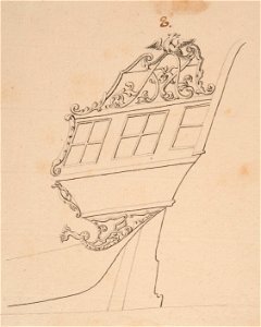 Teckning - Sjöhistoriska museet - SB 1374