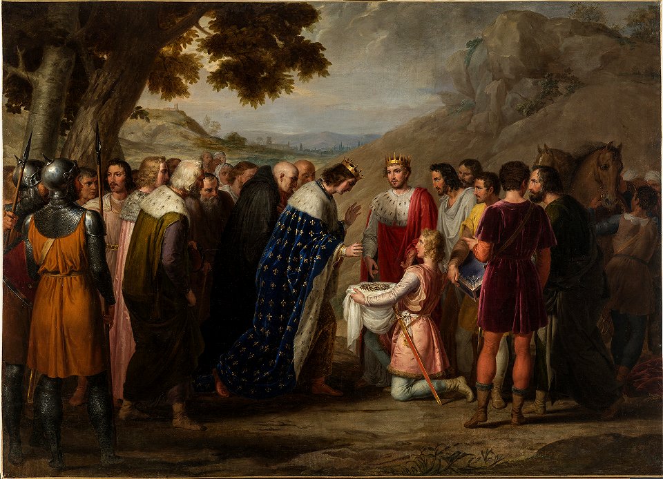 TEGEO Saint-Louis recevant la sainte couronne de Baudouin II