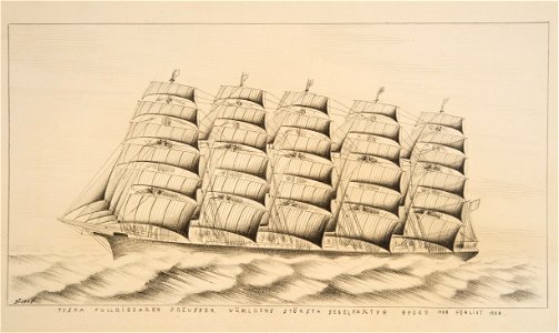Teckning - Sjöhistoriska museet - SB 1228